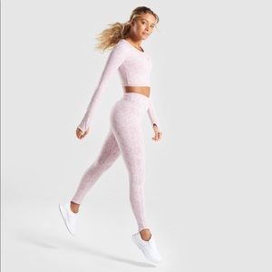Gymshark Fleur Crop Top and Leggings set
